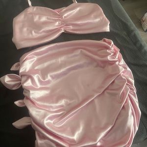Sugar Thrillz Pink Silky Set size Large